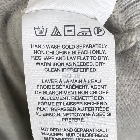 J. Crew Collection Italian Cashmere Sweater Grey - Picture 10 of 10